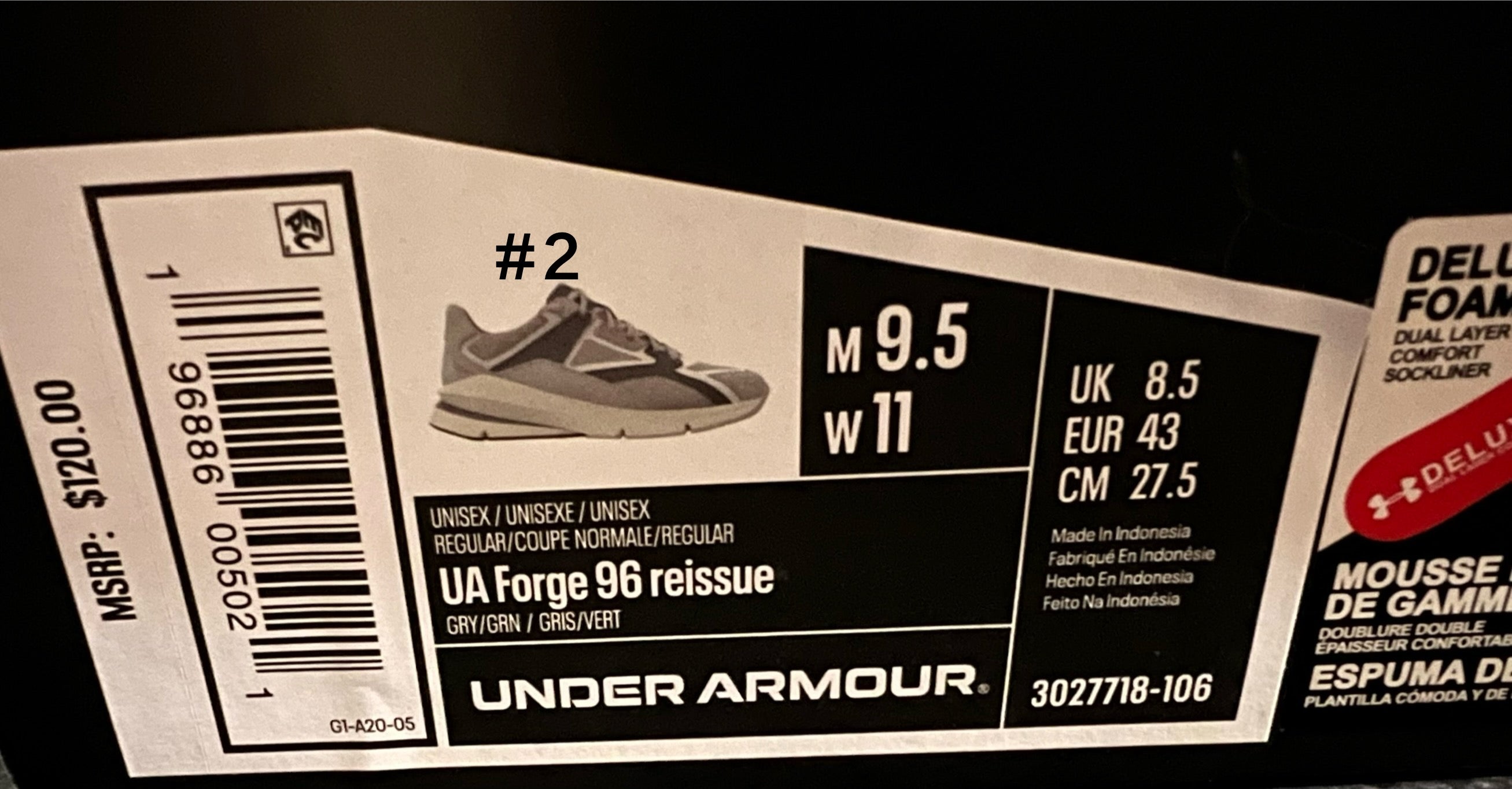 Under Armour sports shoes