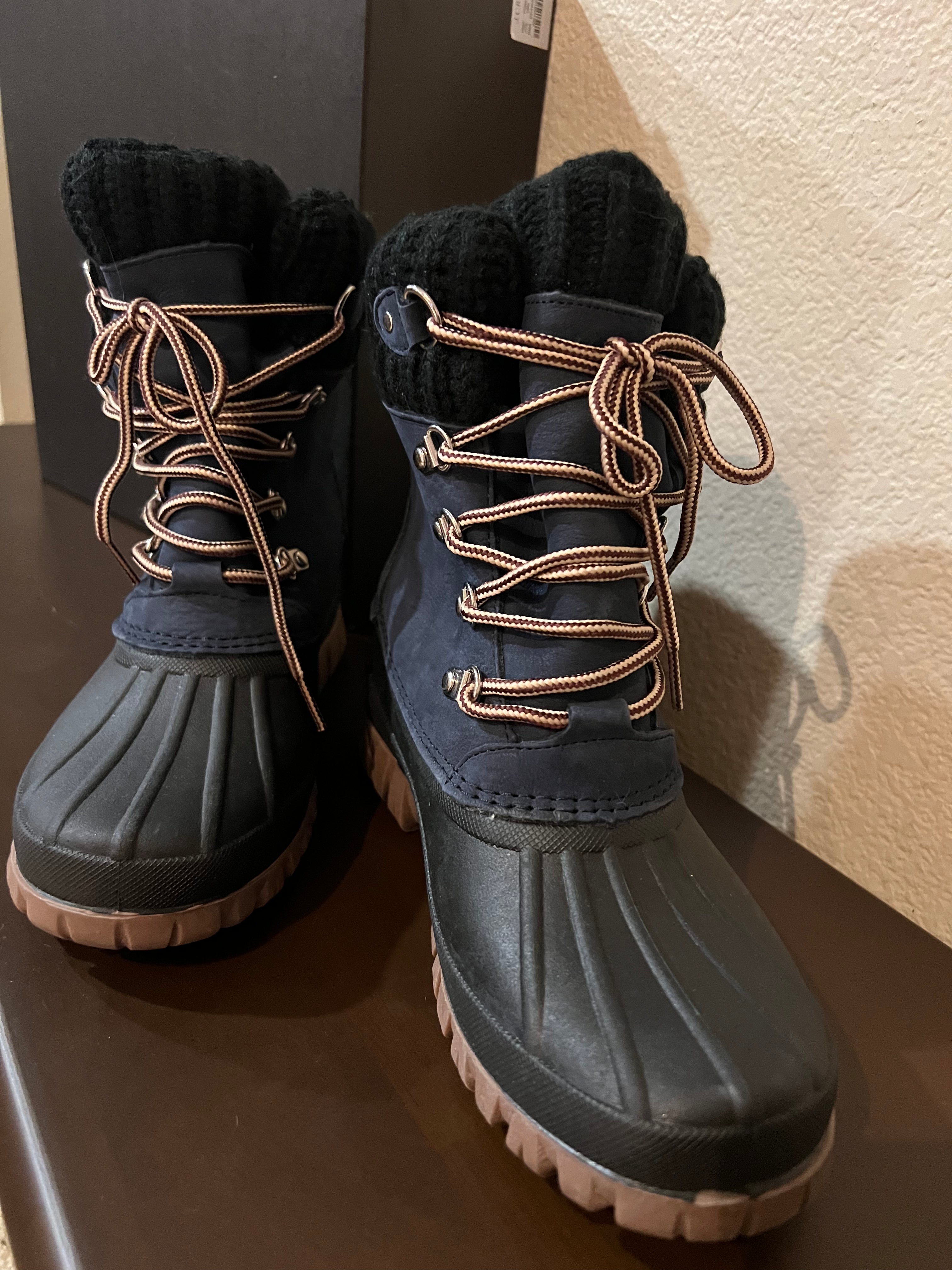 J.Crew women’s winter duck boots.