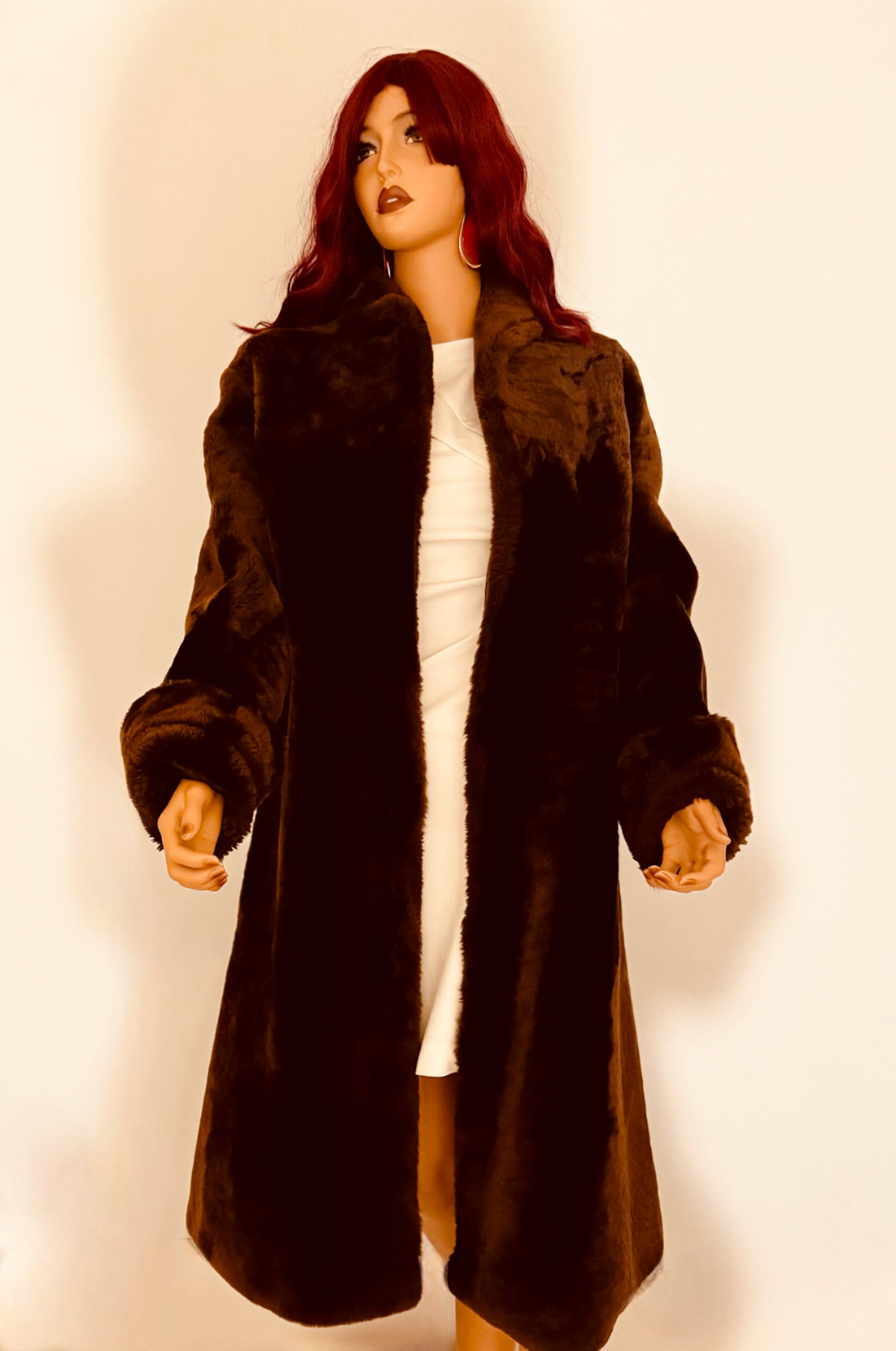 Vintage  shearling exquisite  coat . Rare find!