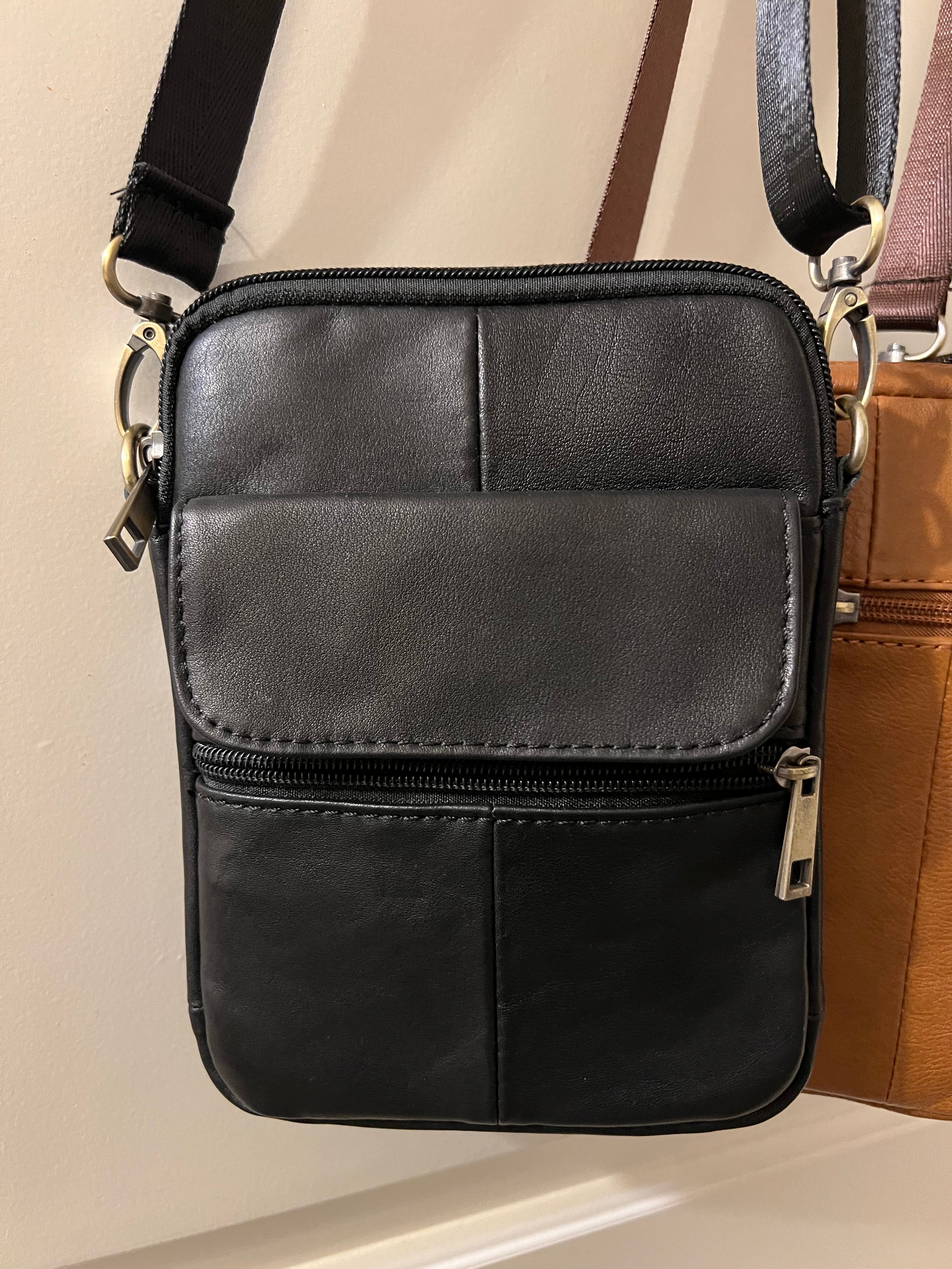 Leather carry all bag for men