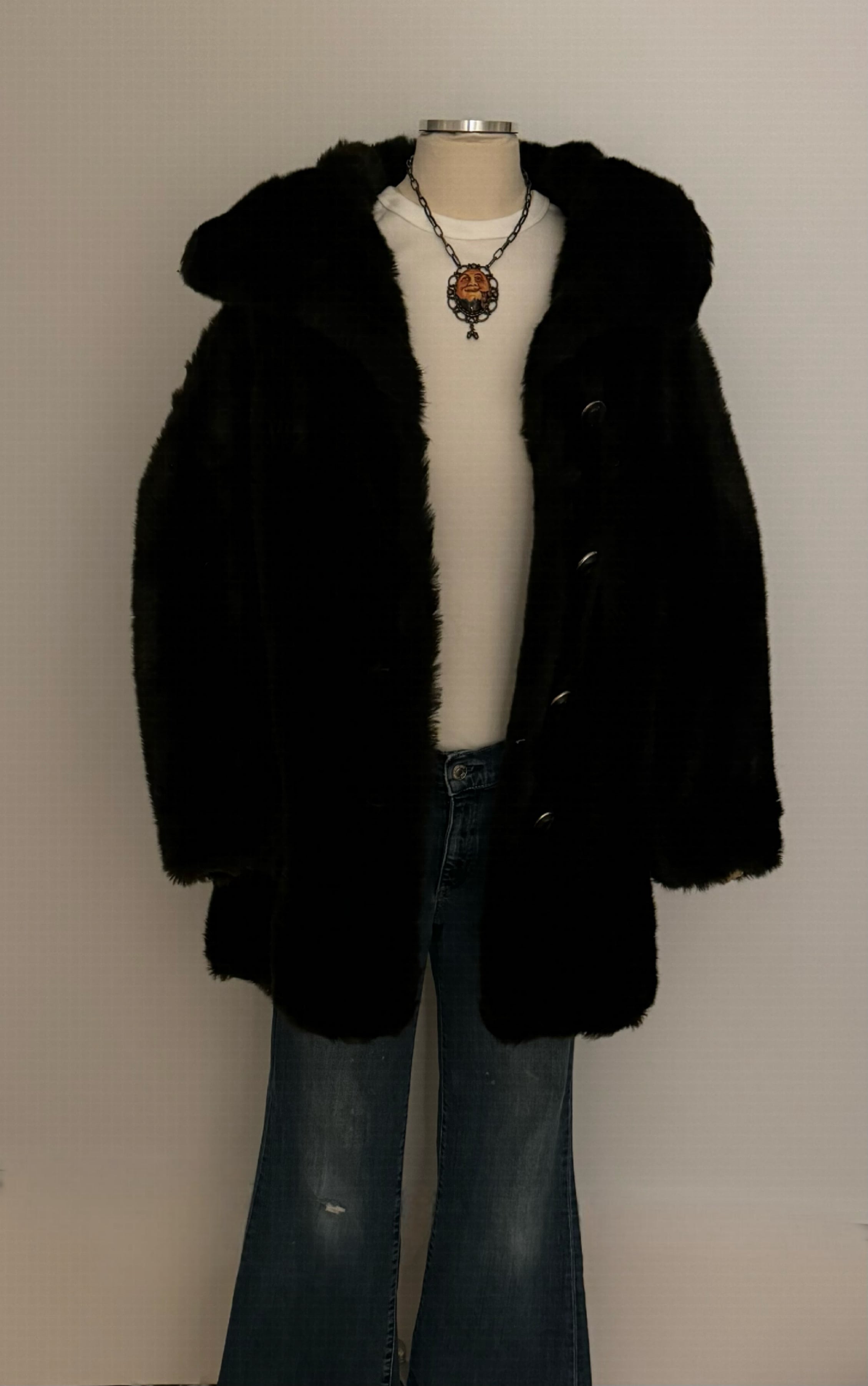 Vintage faux fur coat