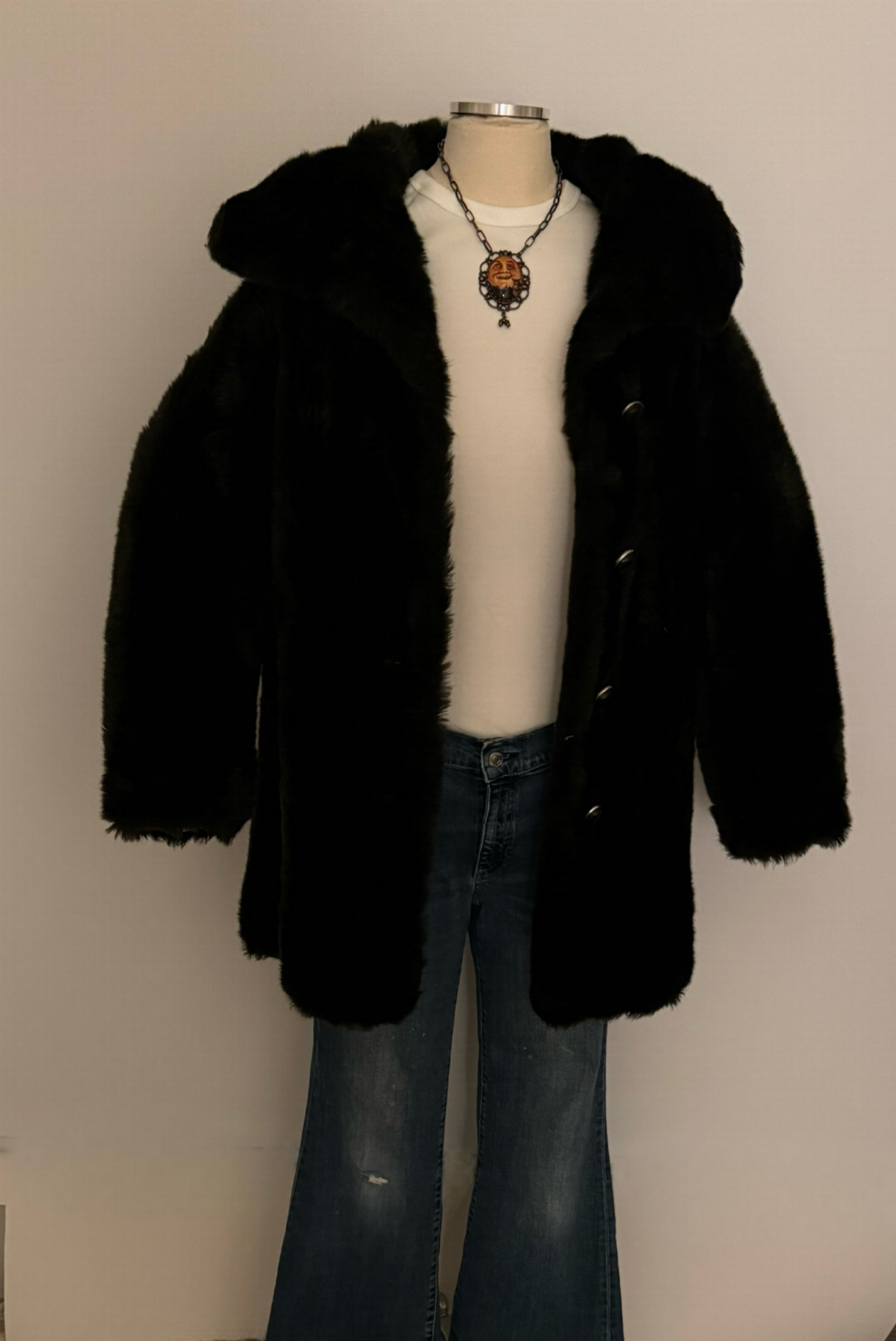 Vintage faux fur coat