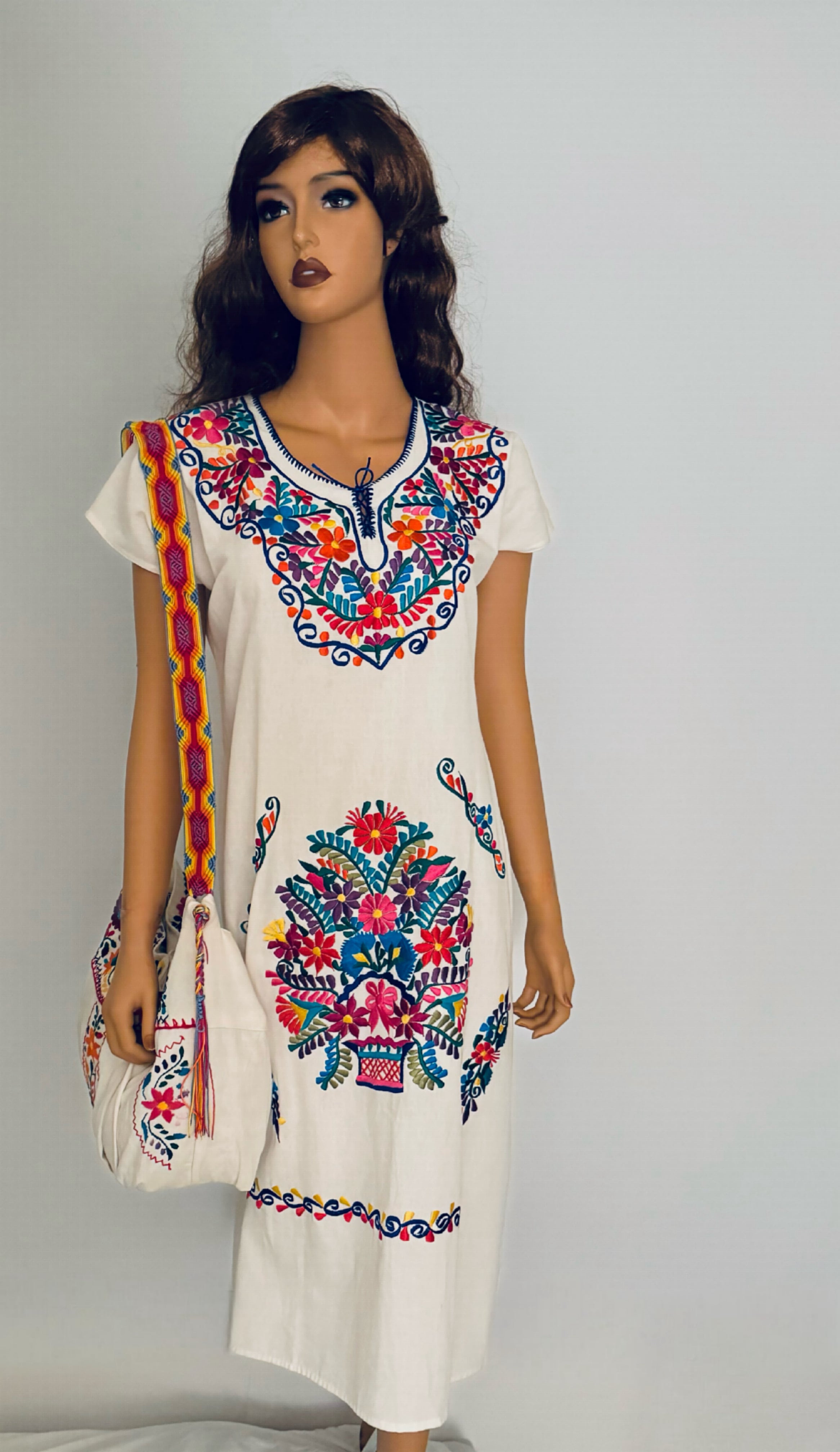 Embroidered beautiful dress imported from Mexico