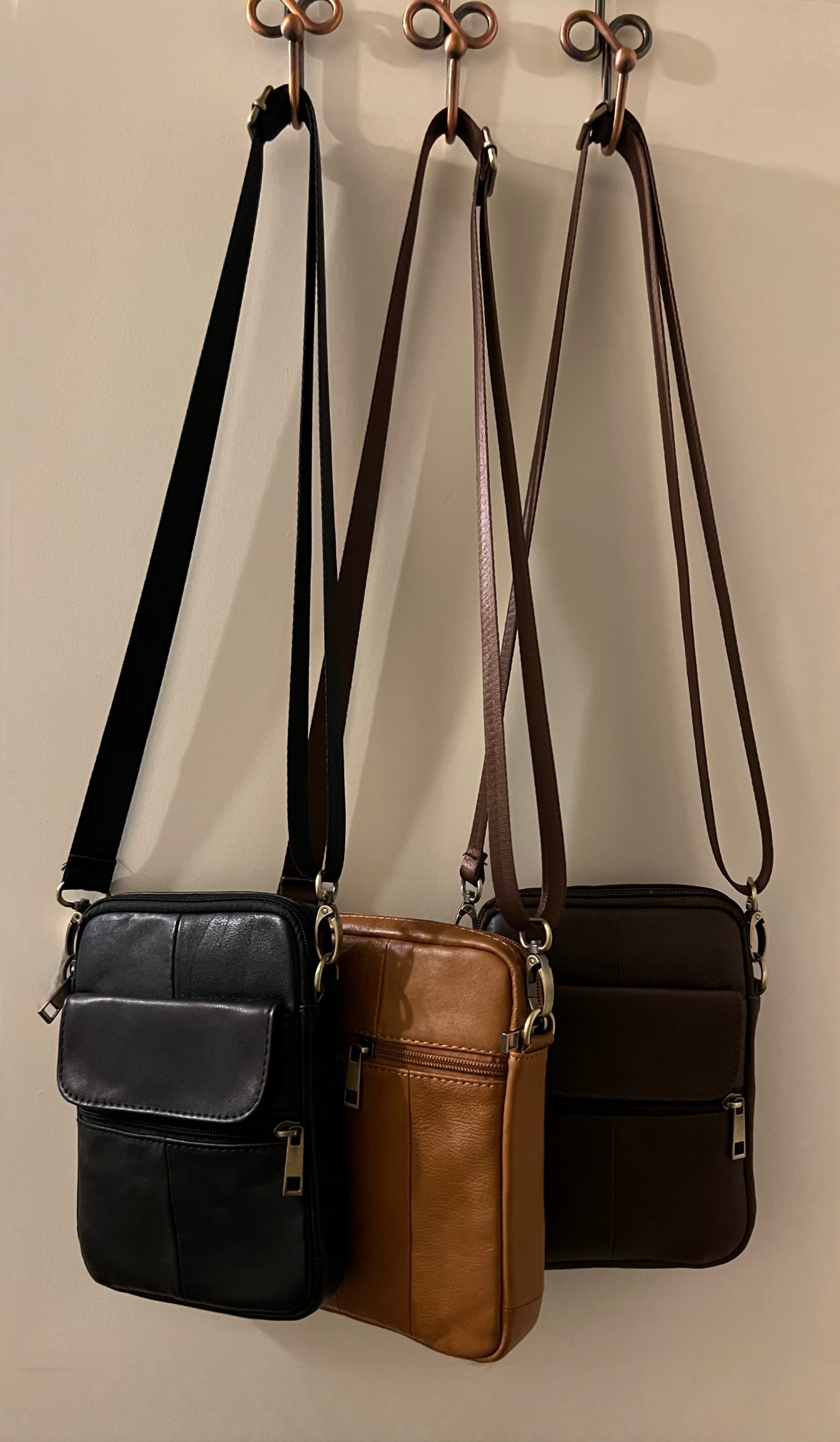 Leather carry all bag for men