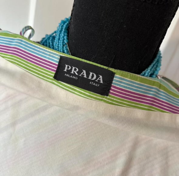 Luxury Prada summer wrap dress , New!